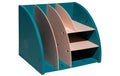 Exacompta, Organizer SKANDI, verstellbar Recycling Kunststoff, Pazifikblau / Nude