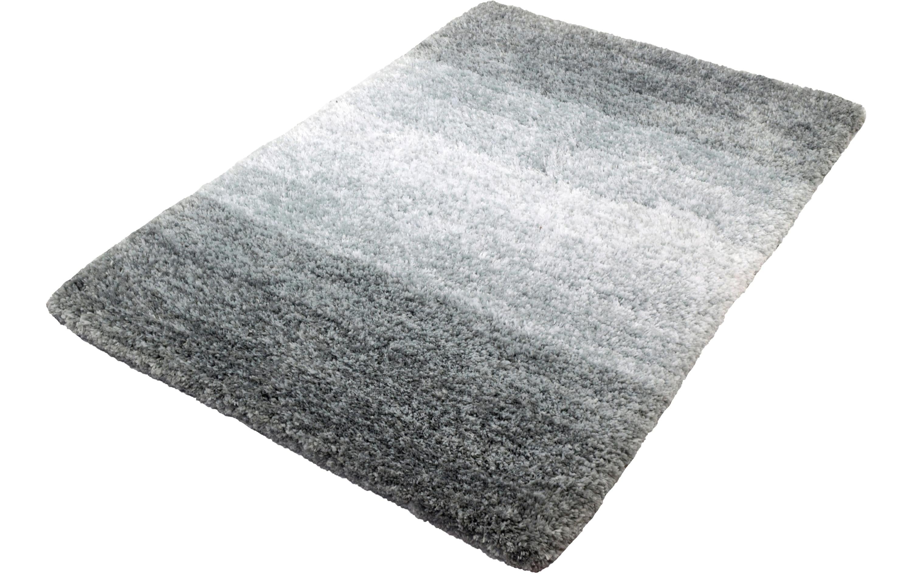 Kleine Wolke Badteppich Oslo Polyester, 60x90cm, Platin