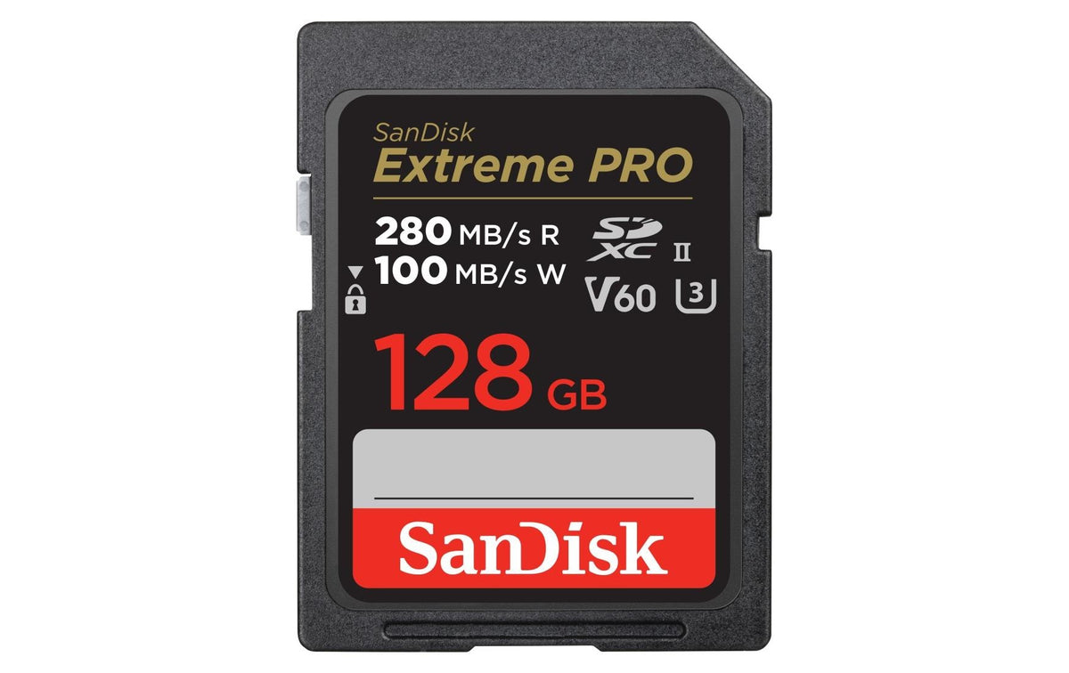 SanDisk SDXC Card Extreme PRO UHS-II 128GB lesen 280MB/sec, schreiben 100MB/s