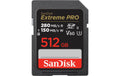 SanDisk SDXC Card Extreme PRO UHS-II 512GB lesen 280MB/sec, schreiben 150MB/s