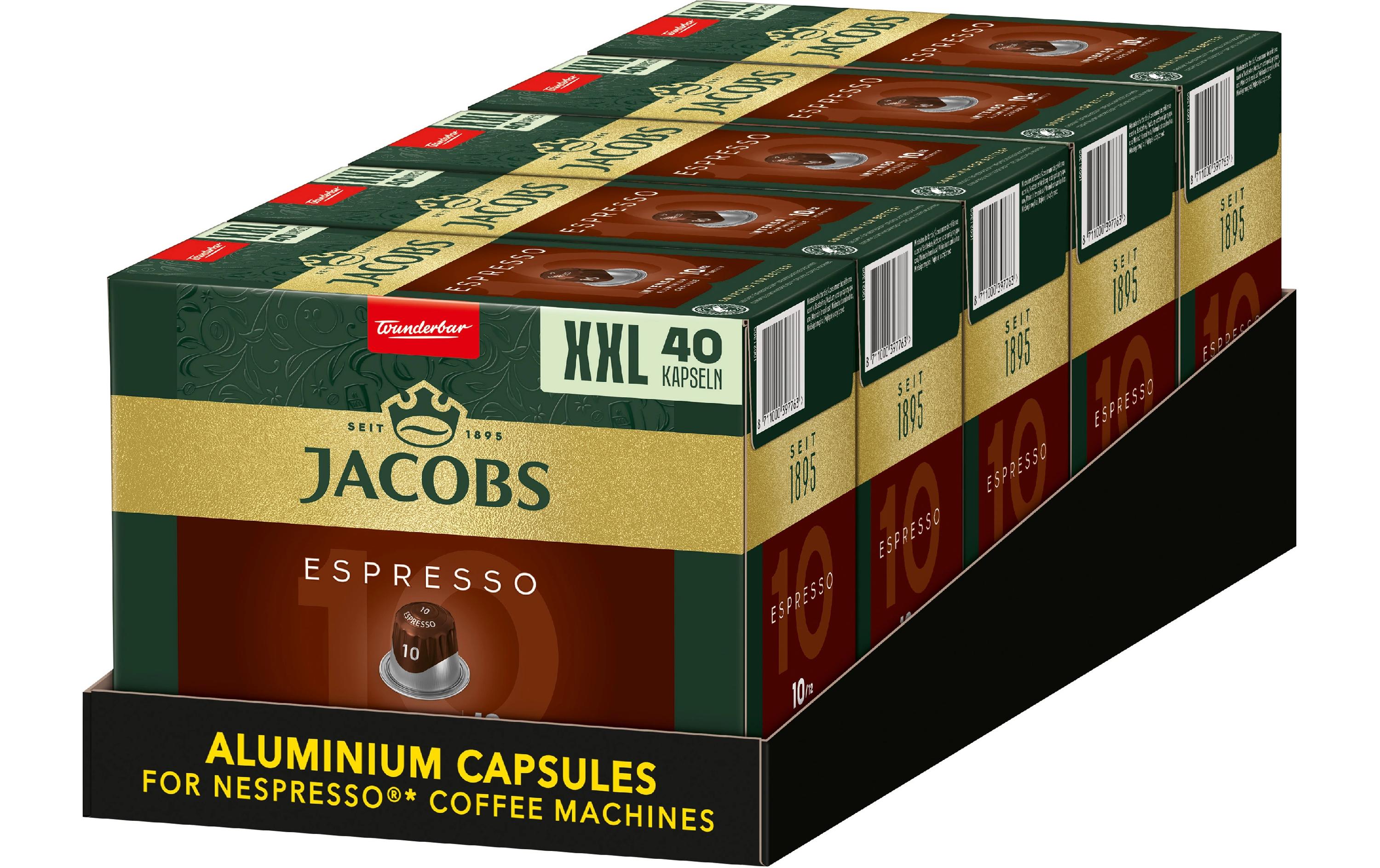 Jacobs Kaffeekapseln Espresso 10 Intenso 5 x 40 Stück