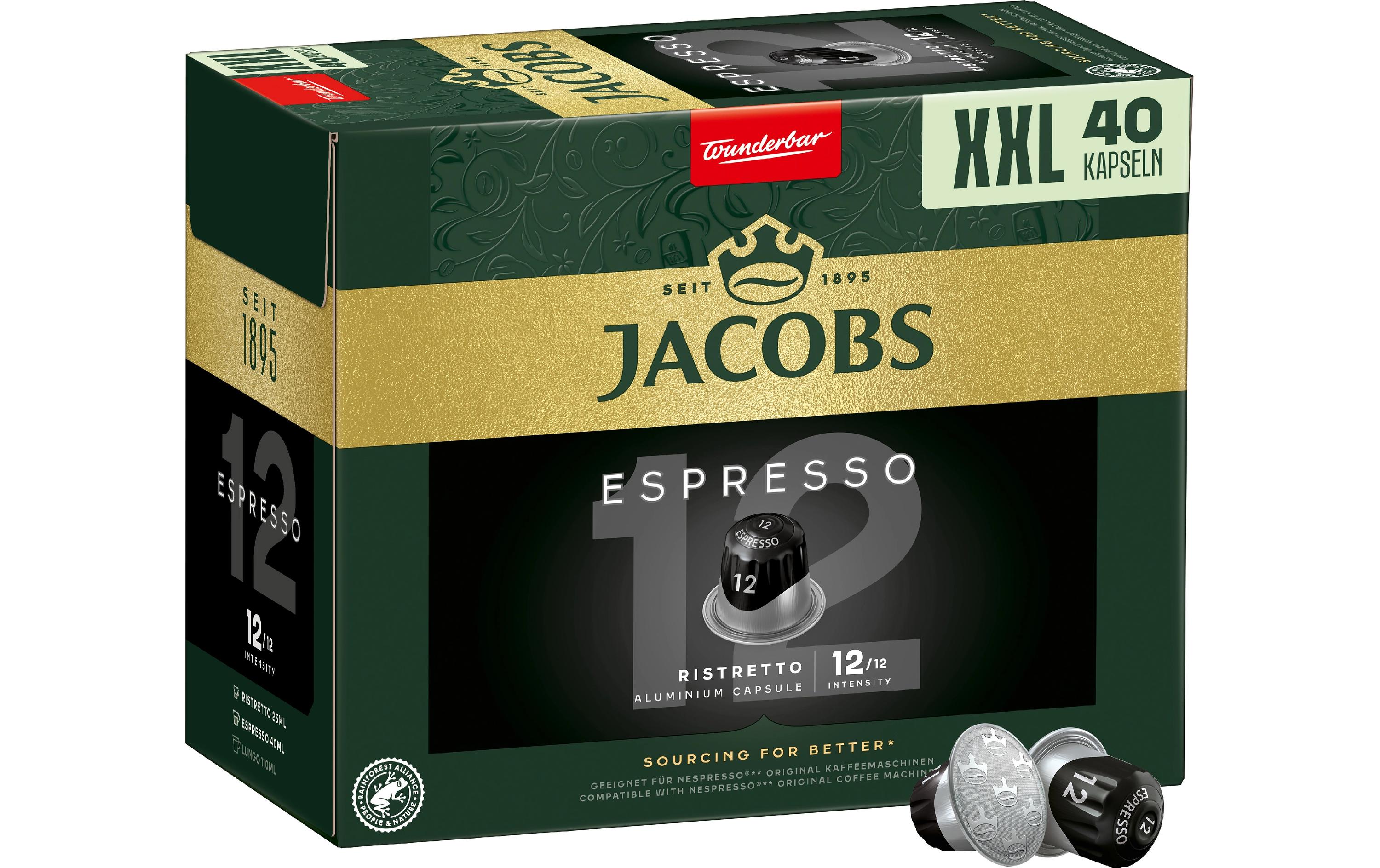 Kaffeekapseln Espresso 12 Ristretto 40 Stück