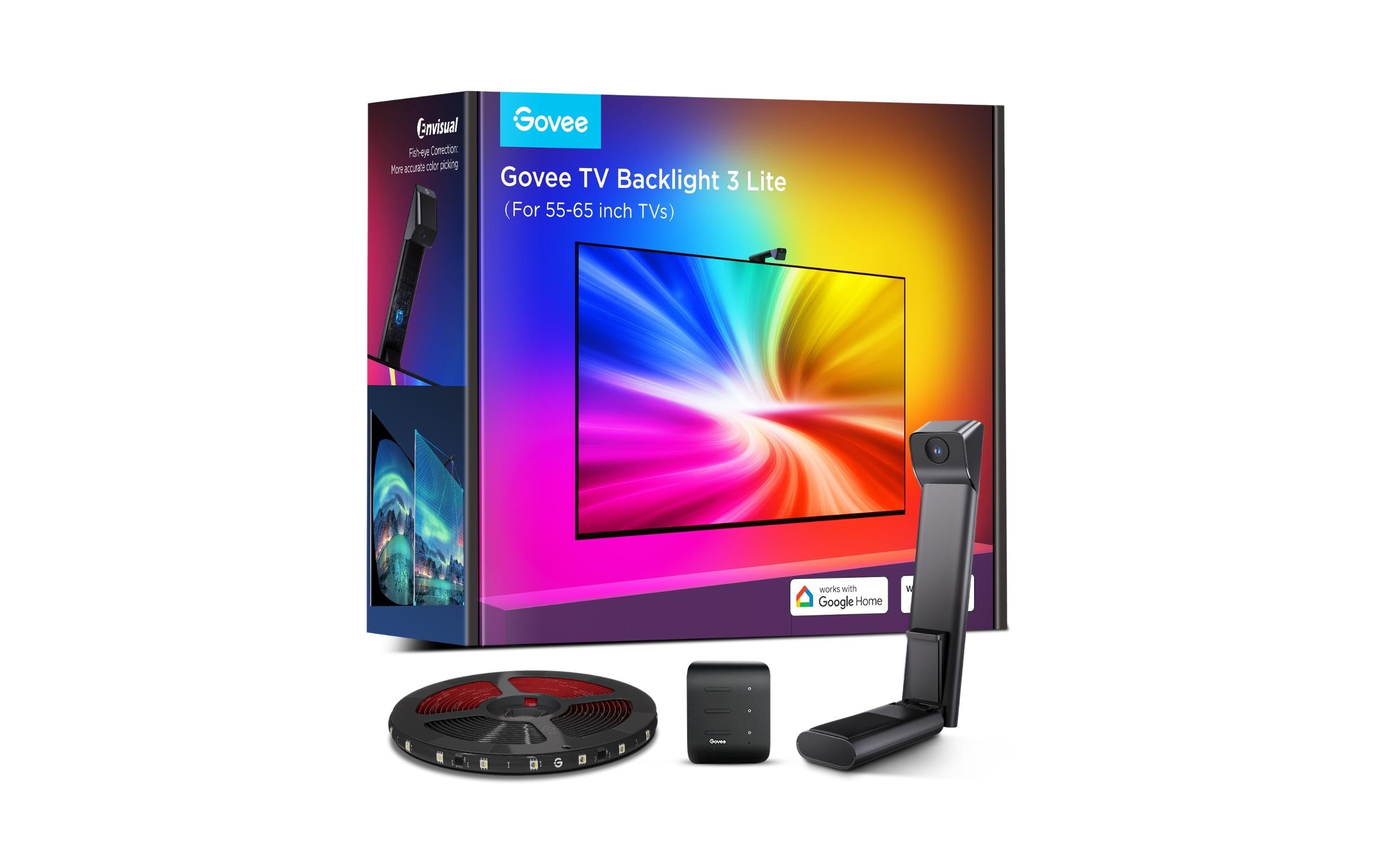 Govee Envisual  T3 TV- Light Strips WiFi, 3.8m,  55-65 Zoll