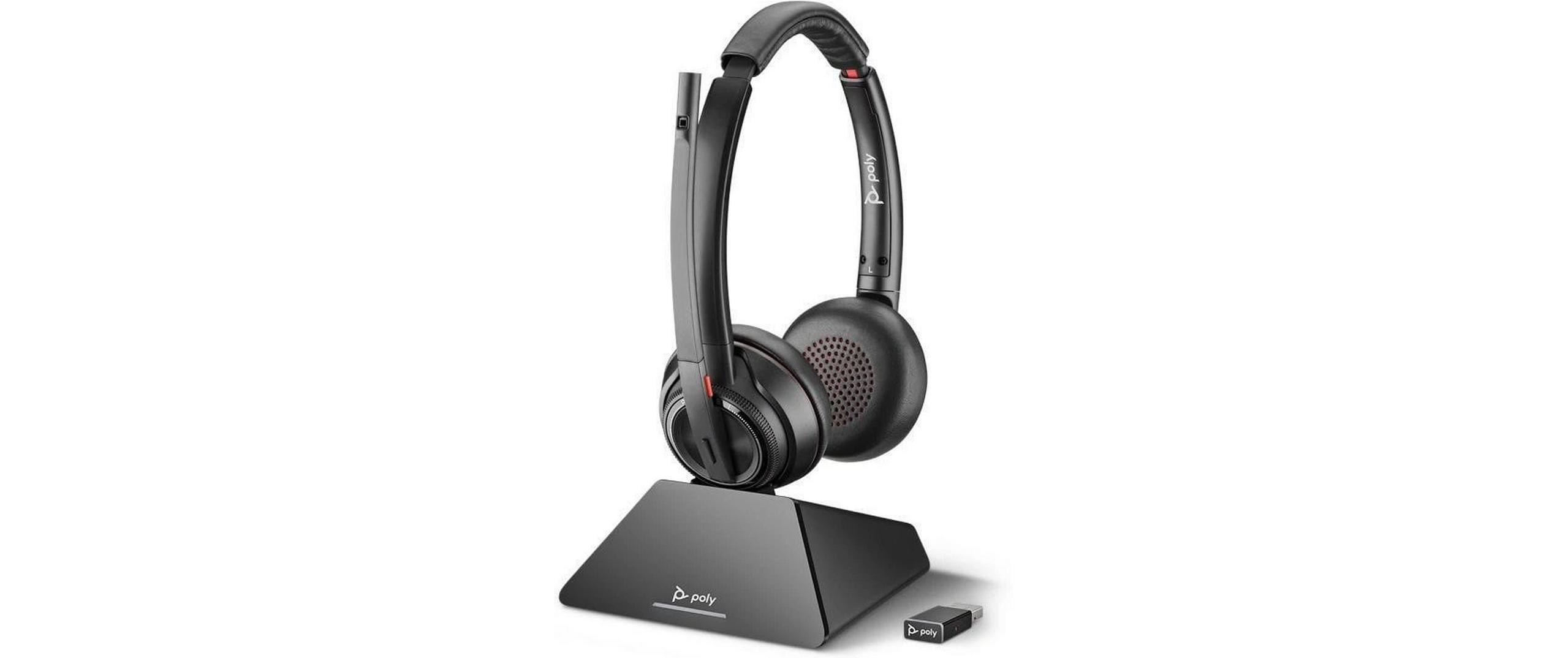 Poly Savi 8220 DECT Duo,MS,D400 USB-A/C,Ba Headset with Base