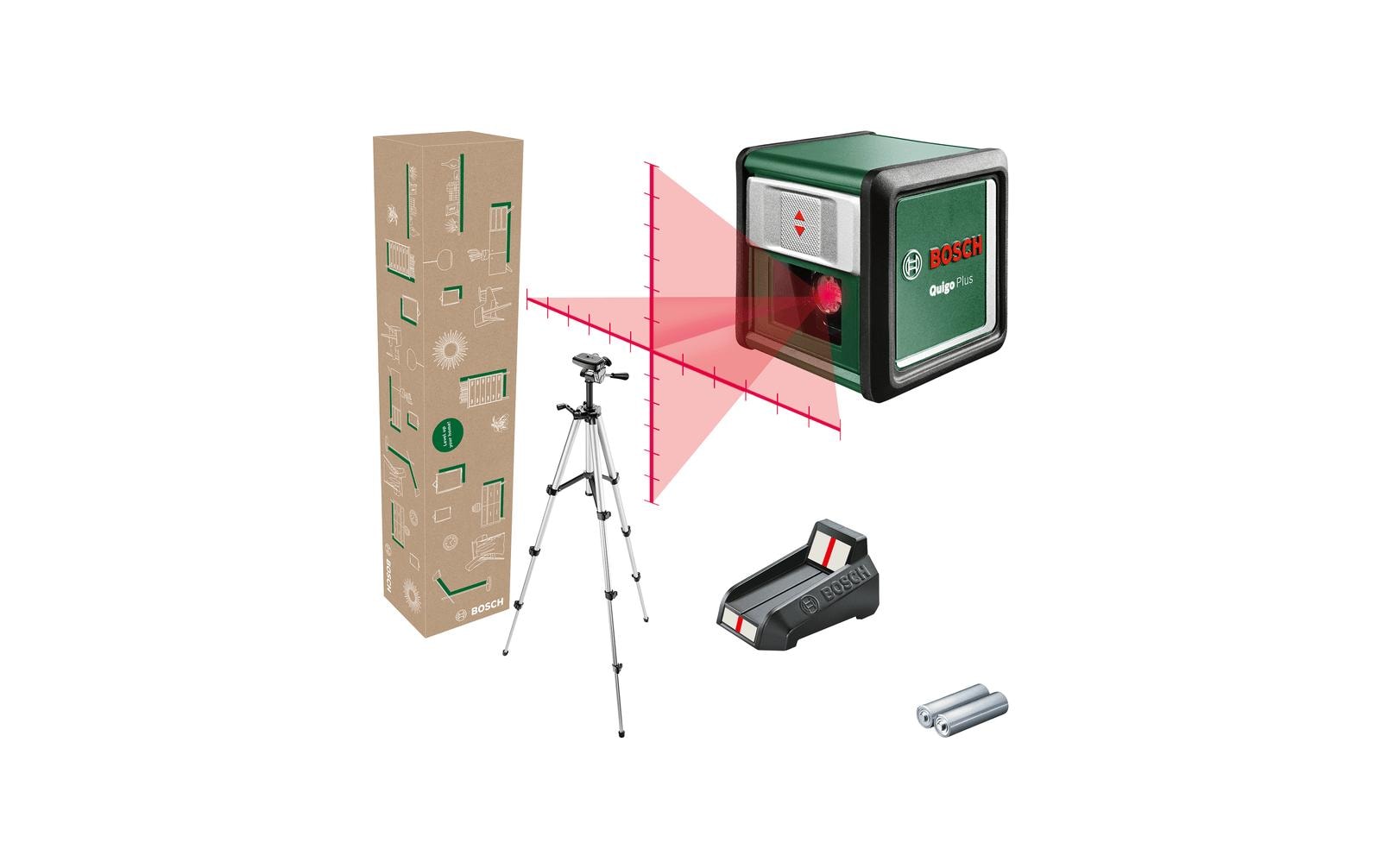 BOSCH Kreuzlinienlaser Quigo PLUS selbstnivellierend