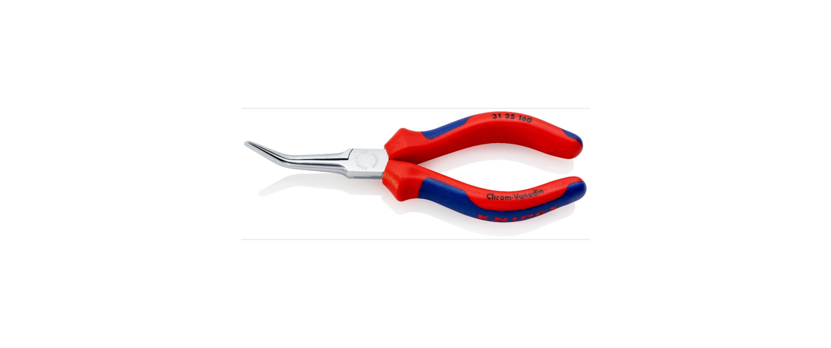 Knipex Greifzange 160 mm Nadelzange, schmale Backen