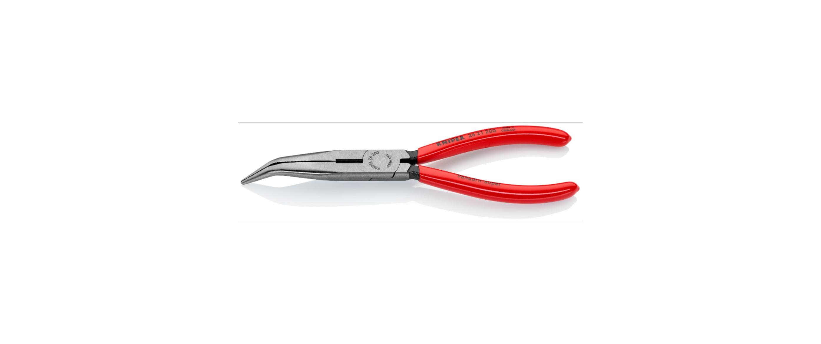 Knipex Flachrundzange 200 mm Storchschnabelzange