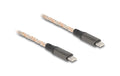 Delock USB2.0 USB-C Stecker zu Stecker PD 3.0, 100W mit RGB Beleuchtung, 1.20m