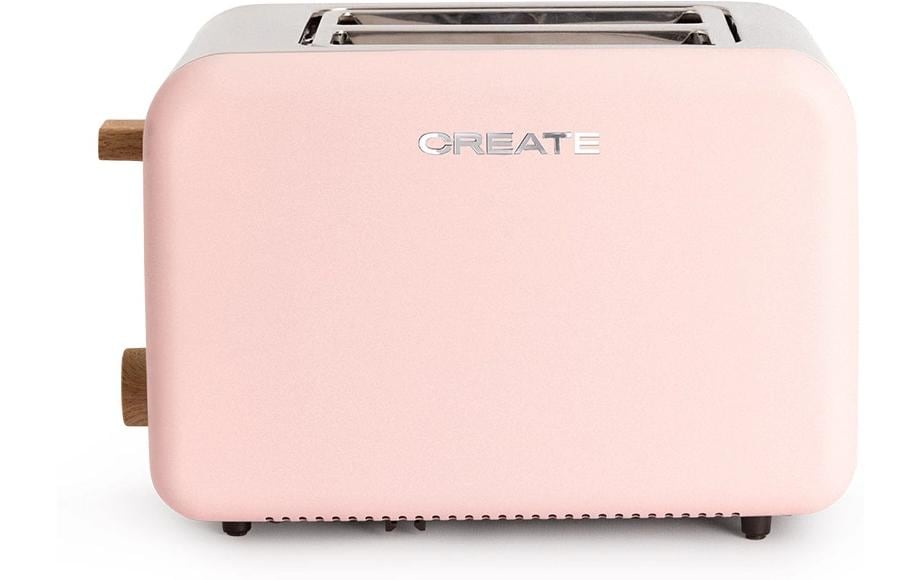 Create Toaster Retro pastelrosa 2200W