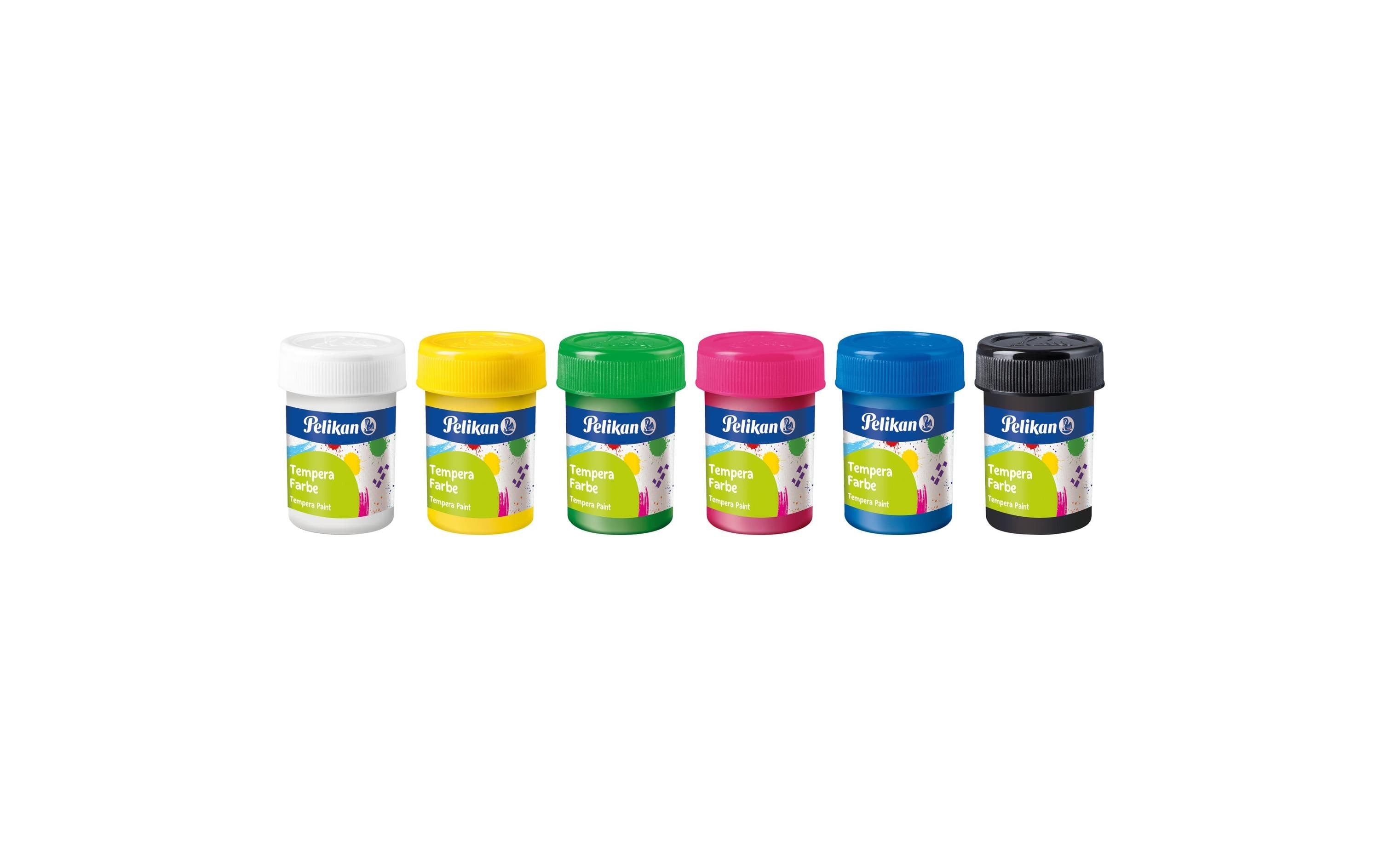 Pelikan Tempera Farben in Töpfchen 6Stk. à 25ml