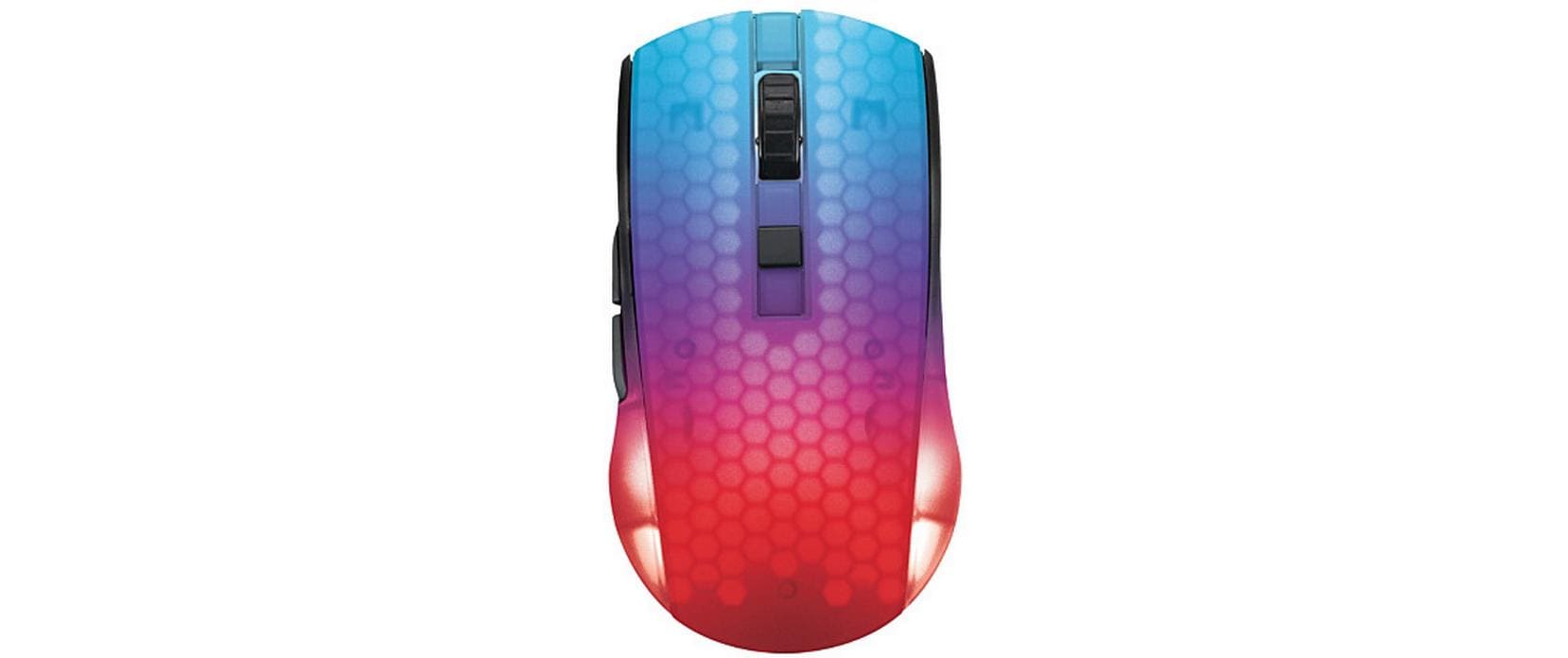 Deltaco Wireless DM320 RGB black/Trans black-Transparent