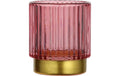 Eglo Windlicht Bezamby Pink/Gold Glas, D 7 cm, H 8 cm, 1 Stück