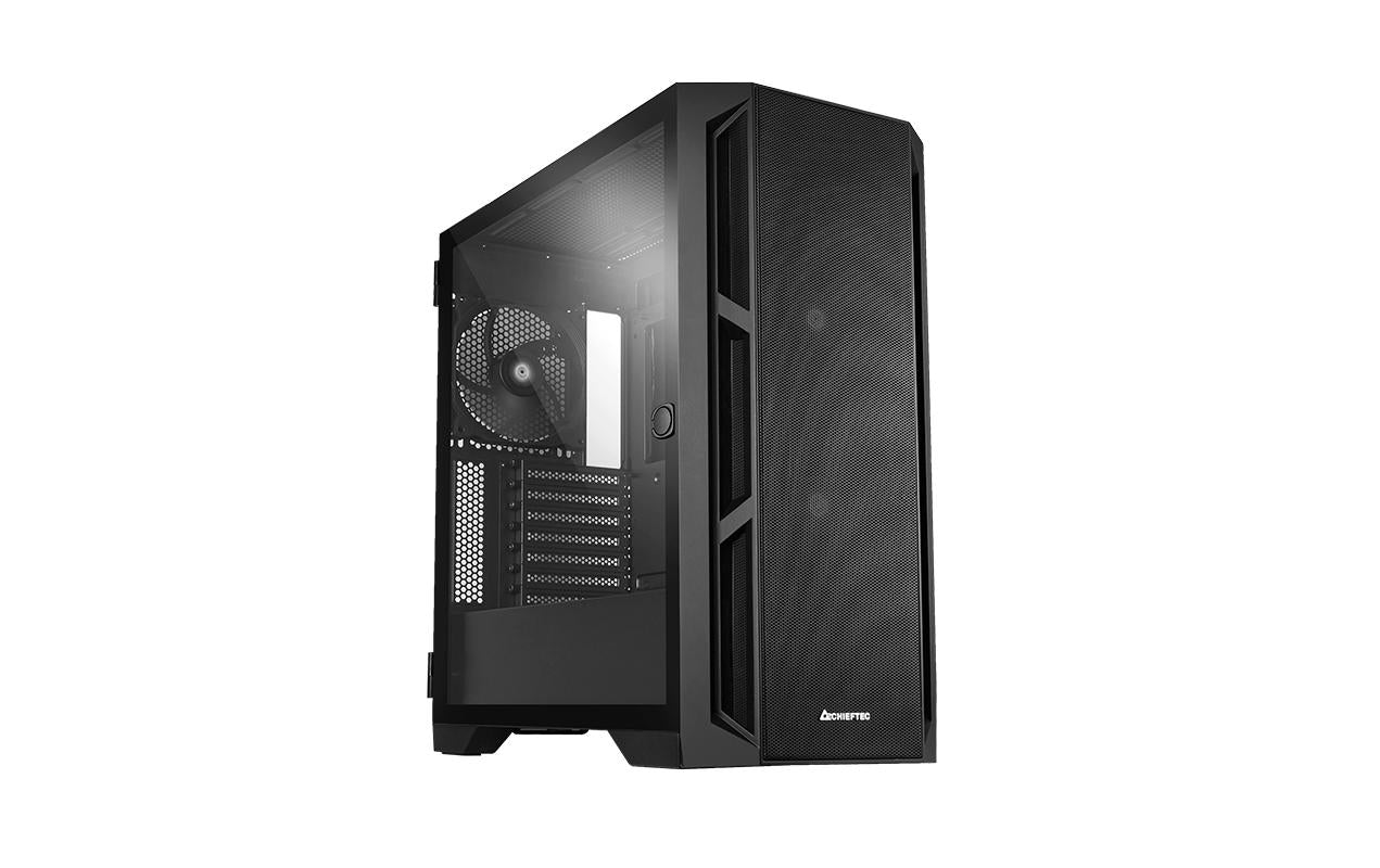 Chieftec Midi Tower GA-01B-M-OP, ohne NT 3x 2.5/2x 3.5", 1x USB-C, 2x USB A