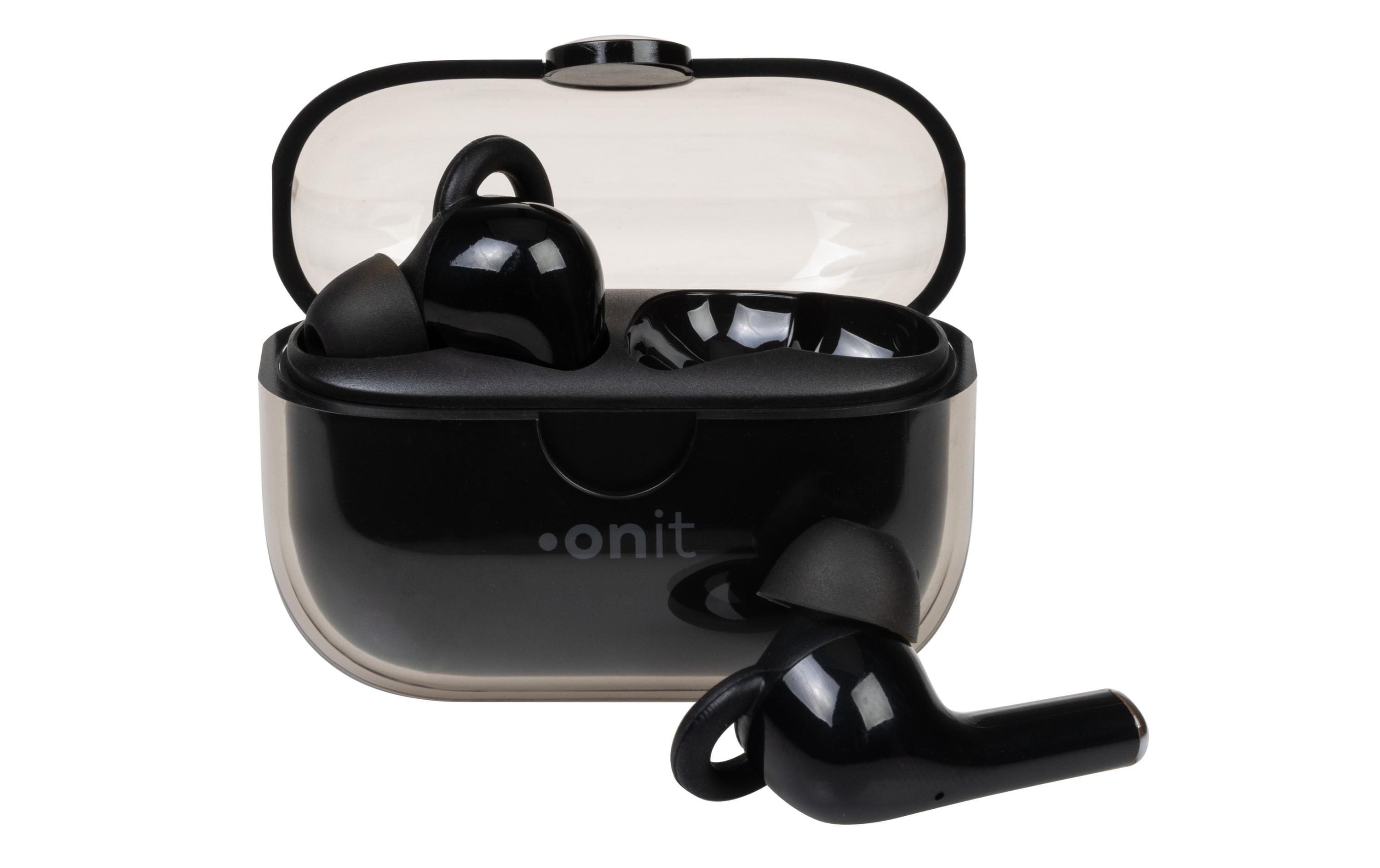 onit TWS Headset Pro ENC in-ear transp.schwarz / BT5.3 /  Mikro / Buds