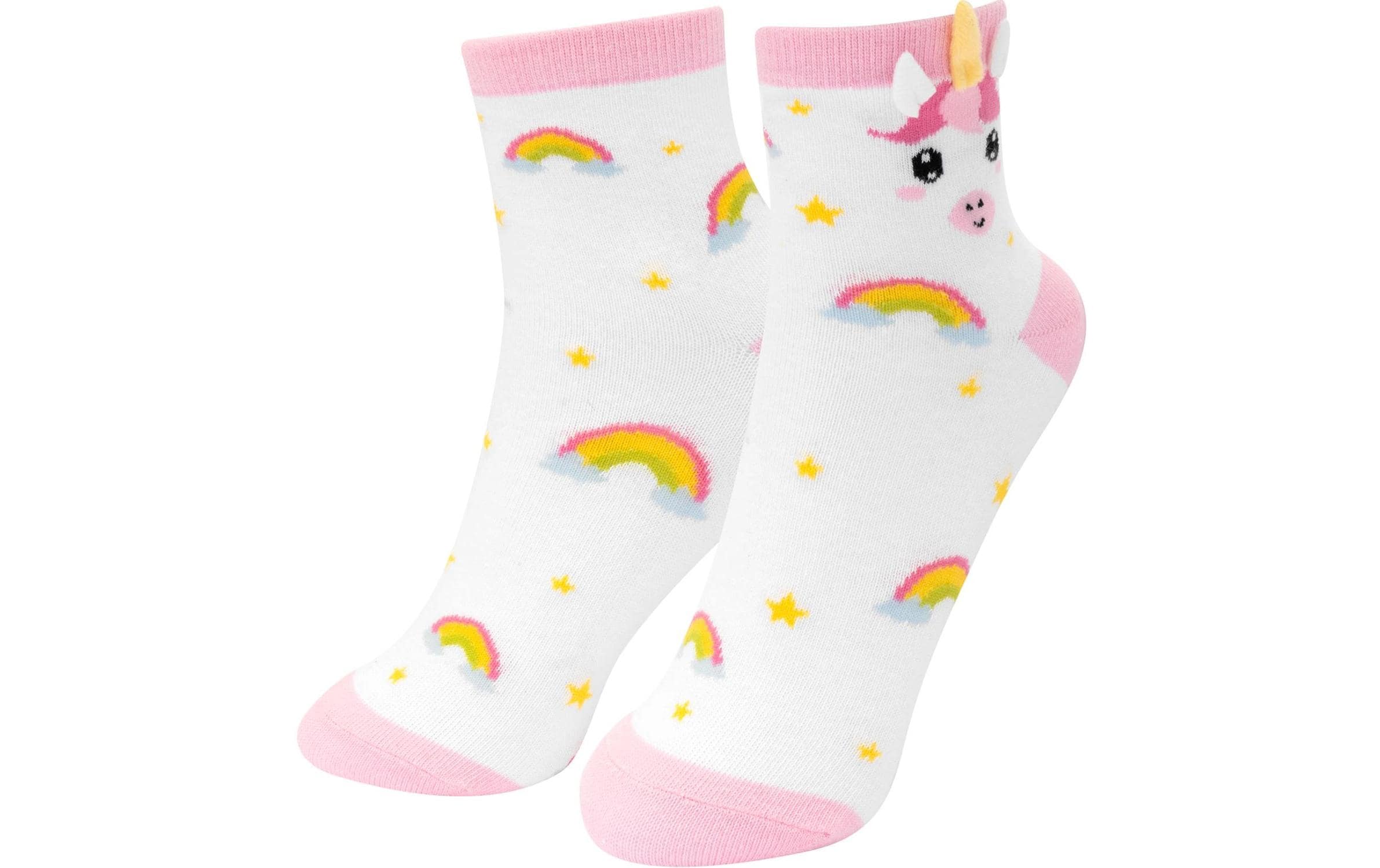 Sheepworld Zaubersocken Einhorn Grösse 30 - 35, waschbar (40 Grad)