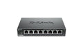 D-Link DES-108/E: 8Port Switch, 100Mbps Metallgehäuse, dlink|green