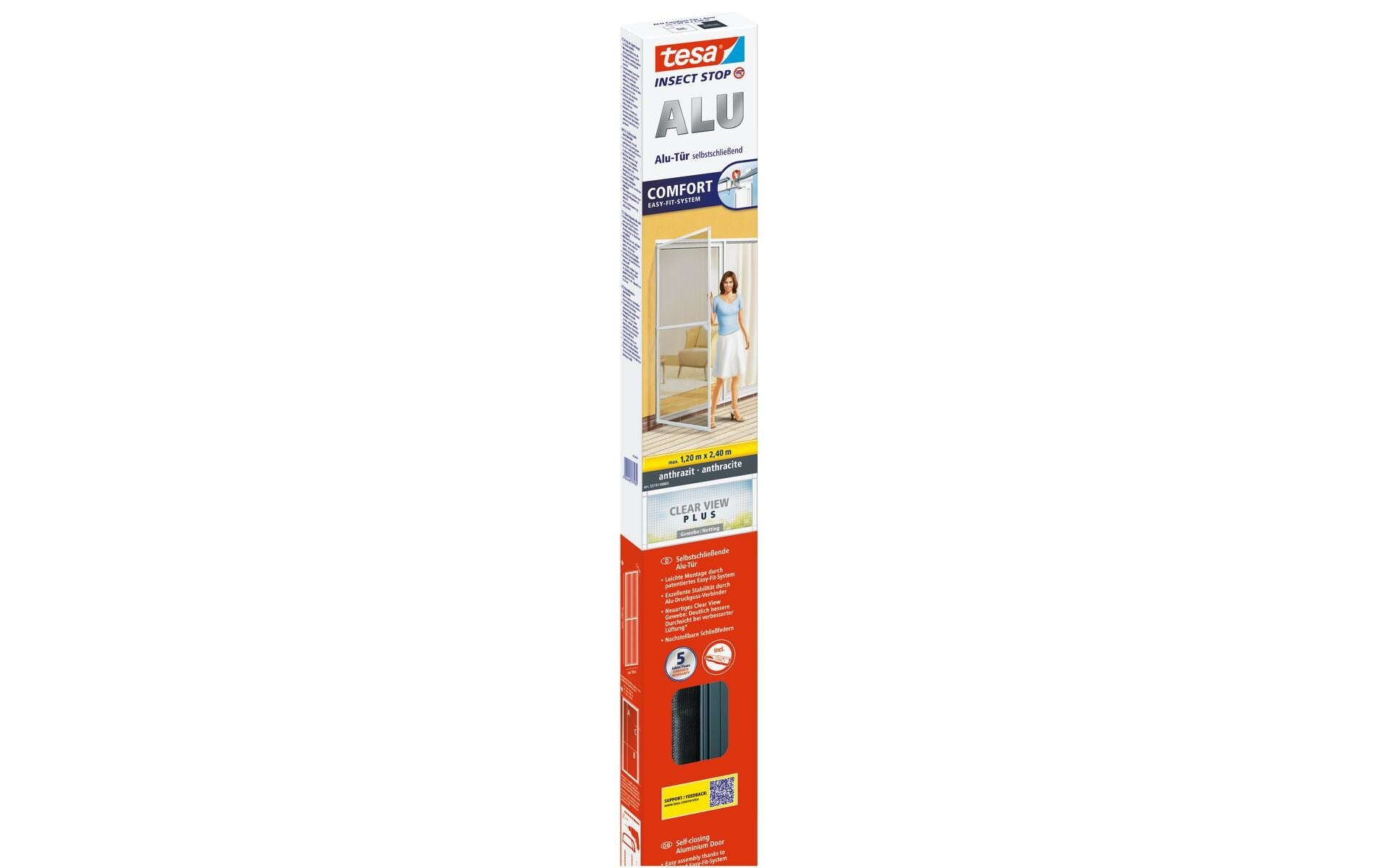 Tesa DOOR COMFORT Grösse: 1,20m X 2,40m ANTHR