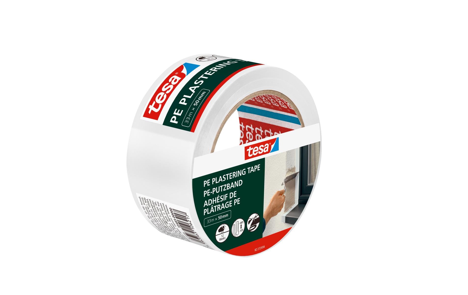 Tesa Plastering Tape PE white 33m x 50mm