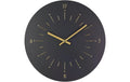 Eglo Wanduhr Takahagi Metall, 30x3.5 cm, Schwarz