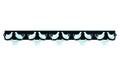 Flip Clip Regular5A Grundplatte Halter weiss