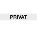 Schild PRIVAT 210x40 mm Bätschmann