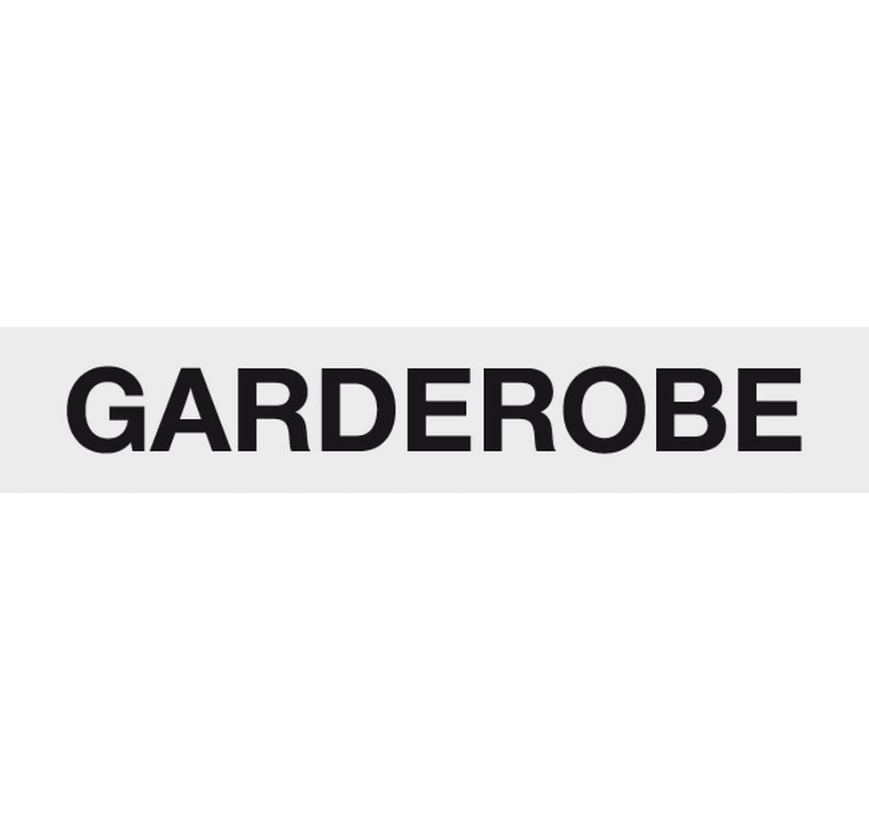 Schild Garderobe Bätschmann