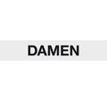 Schild DAMEN 210x40 mm Bätschmann