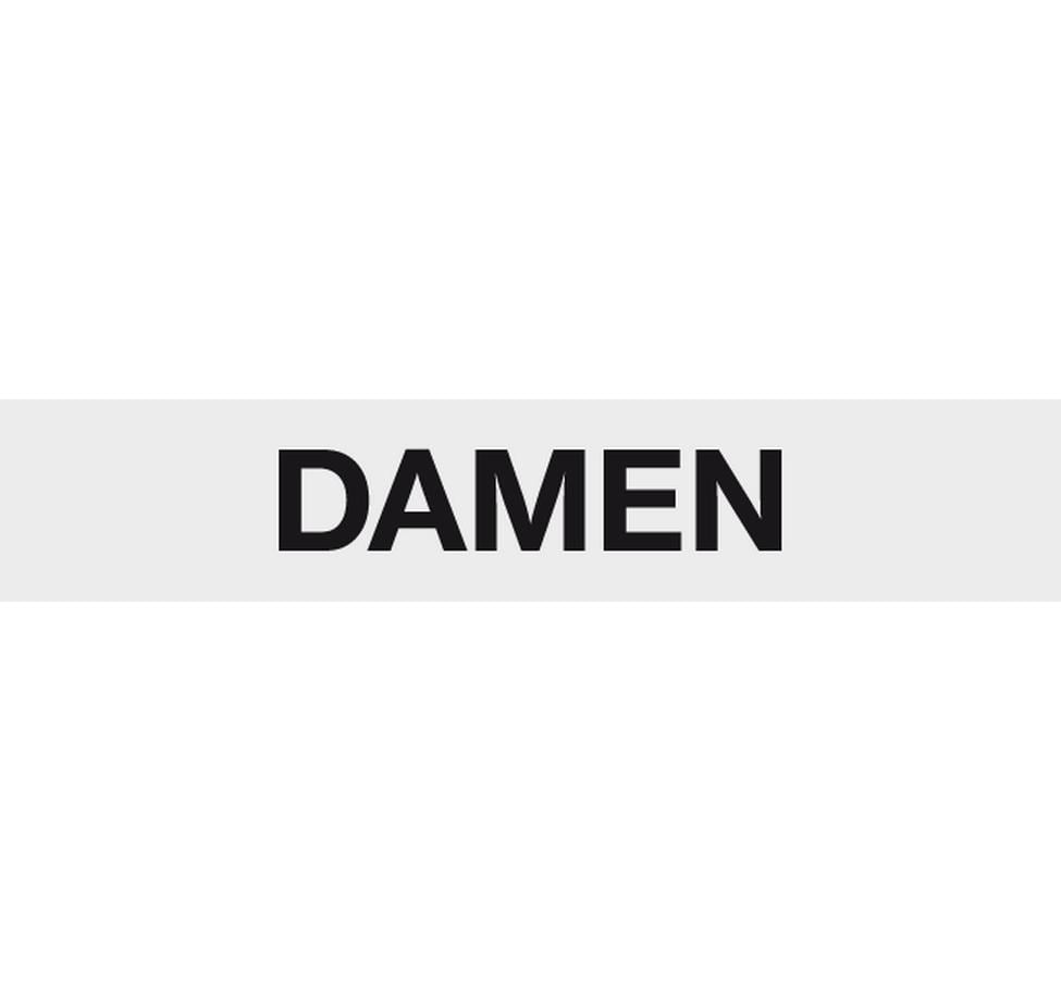 Schild DAMEN 210x40 mm Bätschmann