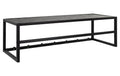 AC Design Garderobenleiste Seaford MDF/Stahl, 70x28x22 cm, Schwarz