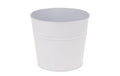 Opiflor Zinktopf Jan, Weiss 14x12 cm (DxH)