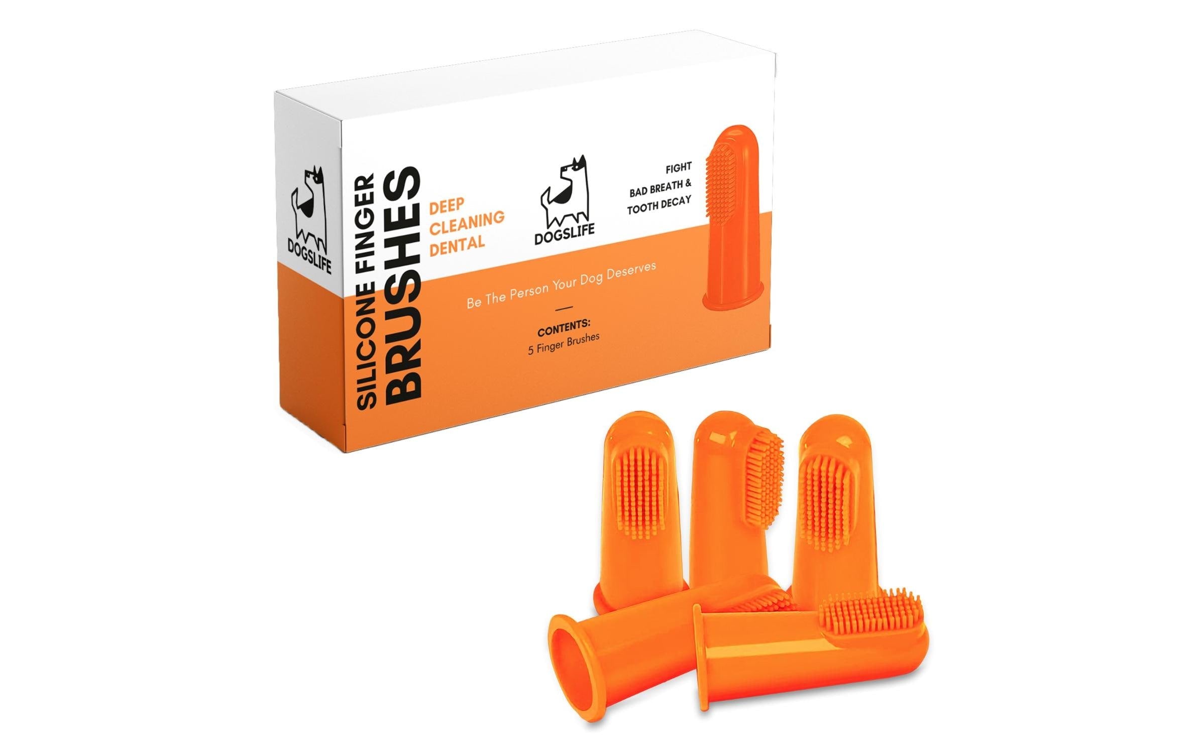 DogsLife Silicone Finger Brushes 5 Stück