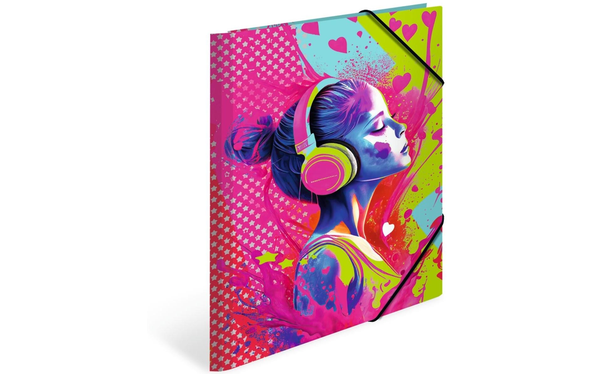 Herma Sammelmappe A4 Music Girl Material: Karton, mit Innendruck