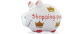 Sparschwein Shopping Queen 12.5x9x9cm
