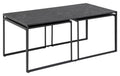 AC Design Couchtisch Infinity Stahl/Melamin, 120x60x48 cm, marmoriert