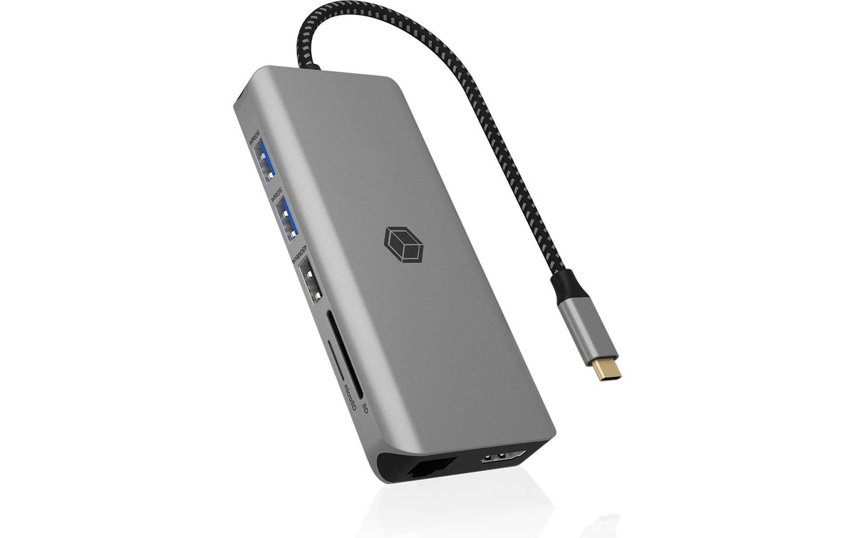 ICY BOX IB-DK4061-CPD Multi-Dockingstation Type-C Display Port DockingStation