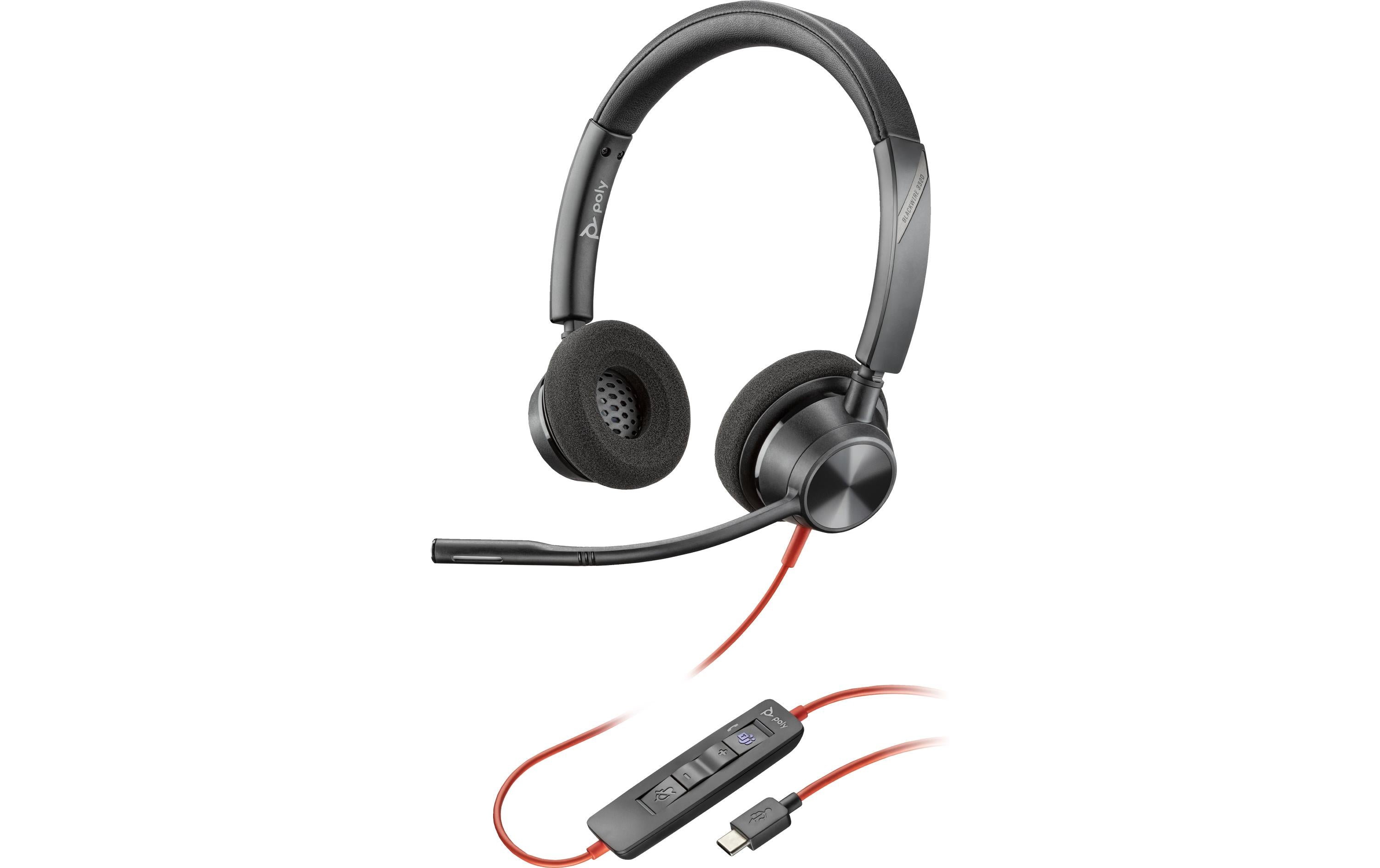 Poly Blackwire 3320 Stereo,MS,USB-C/A