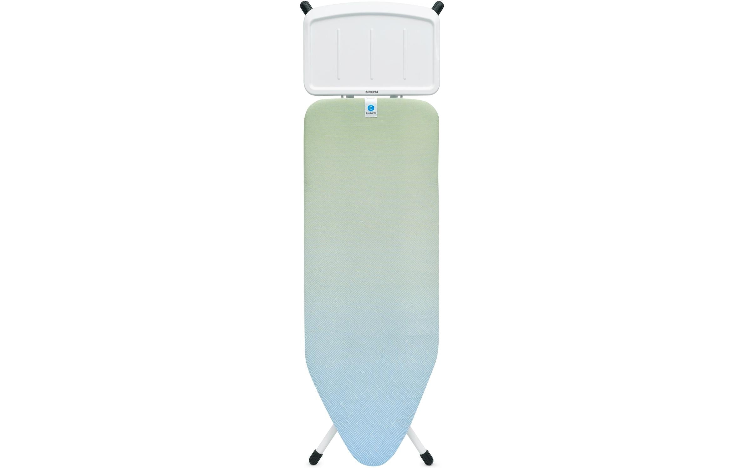 Brabantia Bügeltisch Soothing Sea mit Dampfstationsablage Solide, 124 x 45