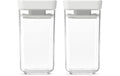 Brabantia Vorratsdose 2er Set Tasty+ Light Grey, 2x 0.15L