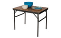 Tisch Arsoli Bambus Dunkel Grau/ Bambus 40x40x30cm