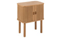 AC Design Nachttisch Langley Eiche, 45x30x60 cm, Braun