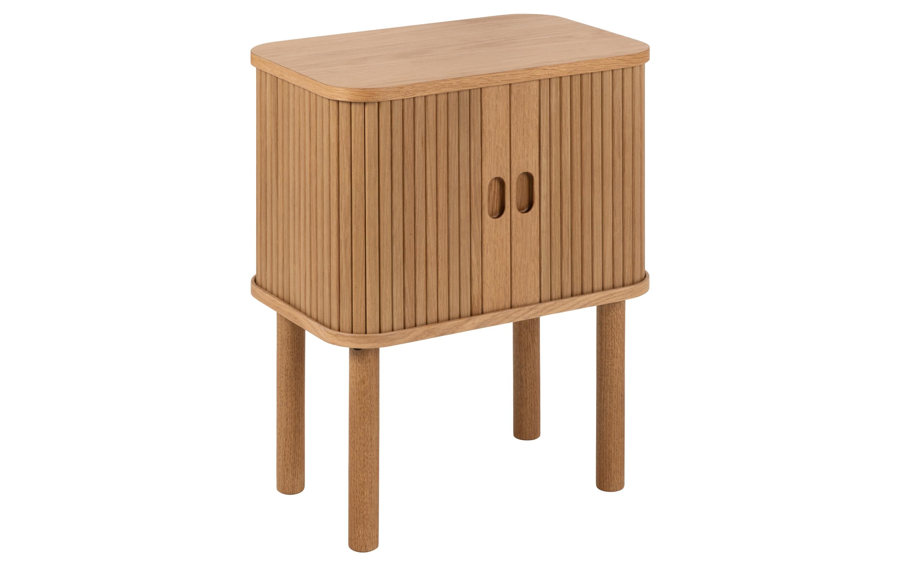 AC Design Nachttisch Langley Eiche, 45x30x60 cm, Braun