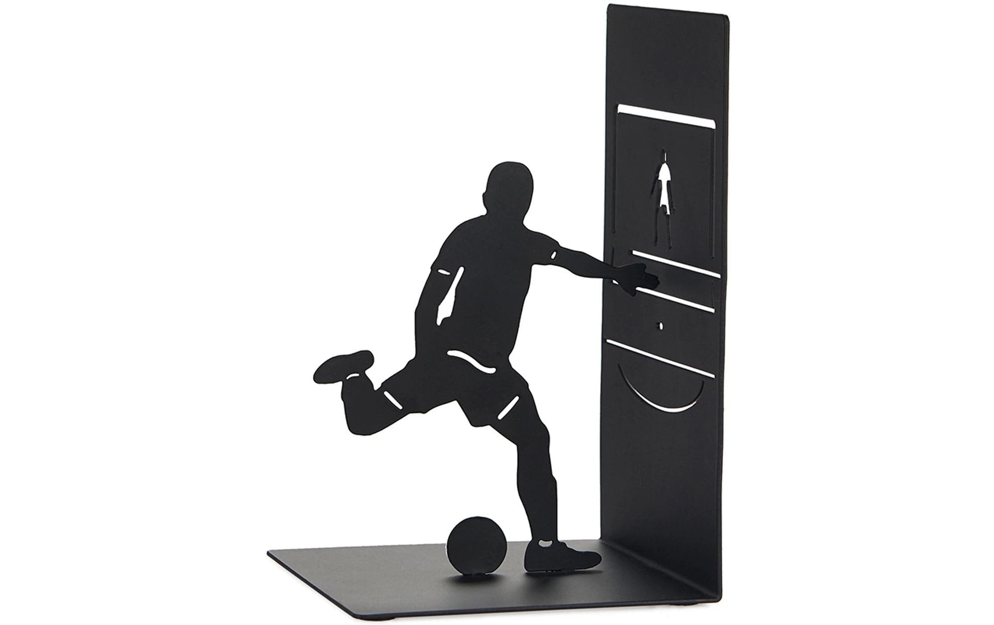 Trendform Buchstütze Fussball schwarz