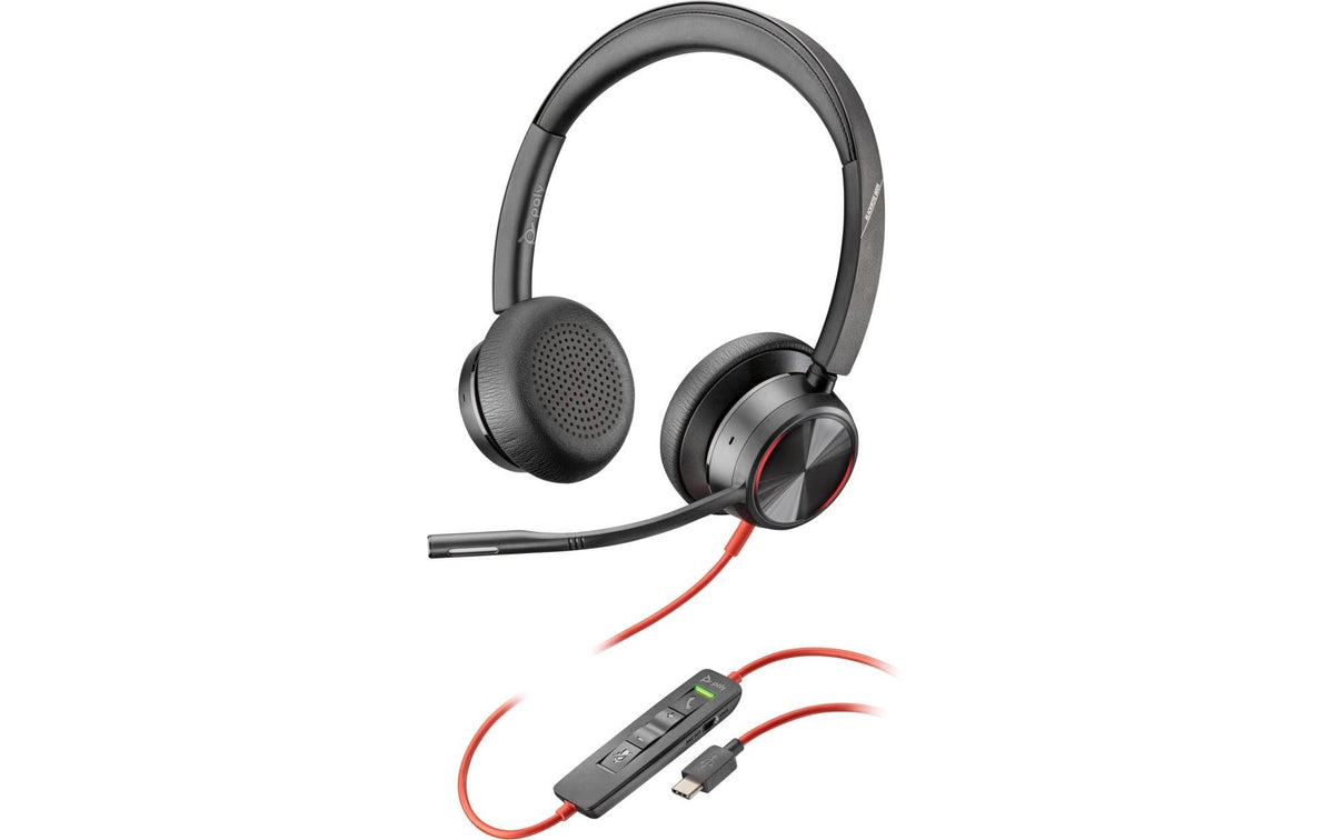 Poly Blackwire 8225 Stereo,UC,USB-C/A