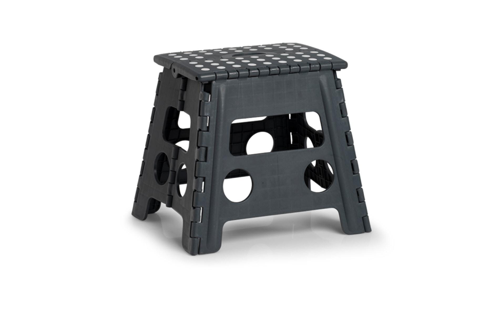 Zeller Present Klapphocker Anthrazit Kunststoff, 37x30x32 cm