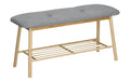 Zeller Present Schubank mit Ablage Bambus, 89.5x30x44 cm