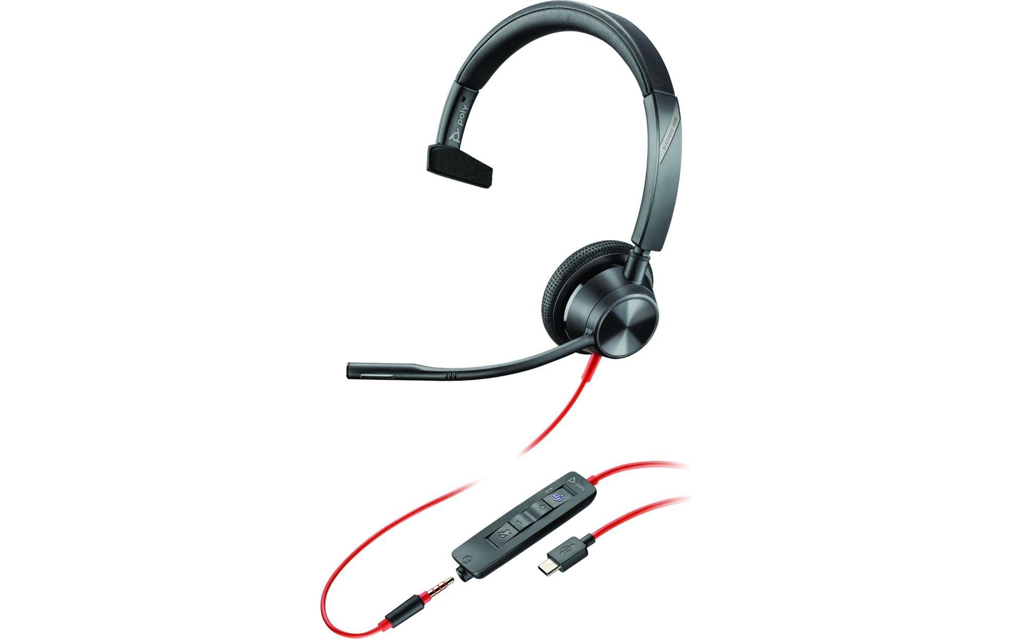 Poly Blackwire 3315 Mono,MS,3.5mm+USB-C/A