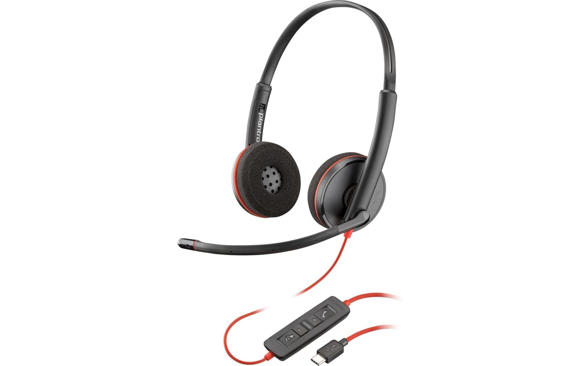 Poly Blackwire 3220 Stereo,USB-C/A Bulk
