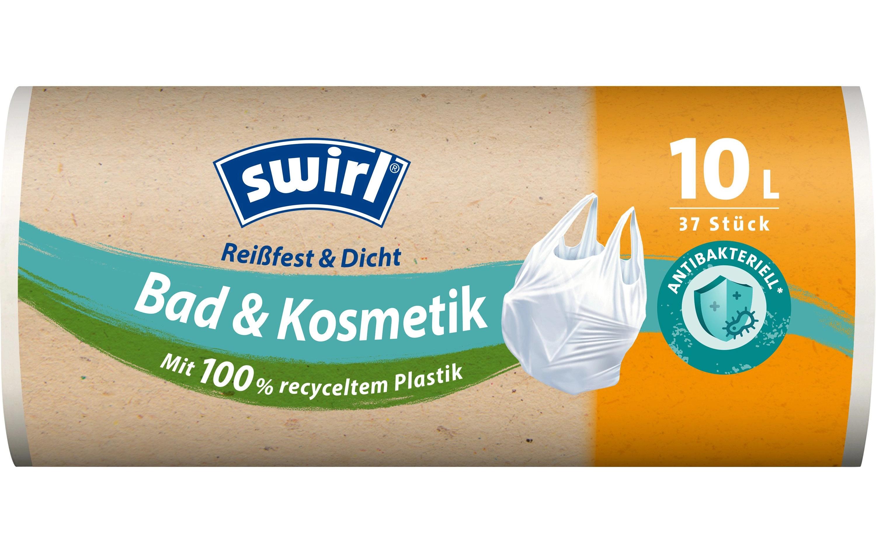 Swirl Müllbeutel, antibac mit Tragegr. 10 L 37 Stück