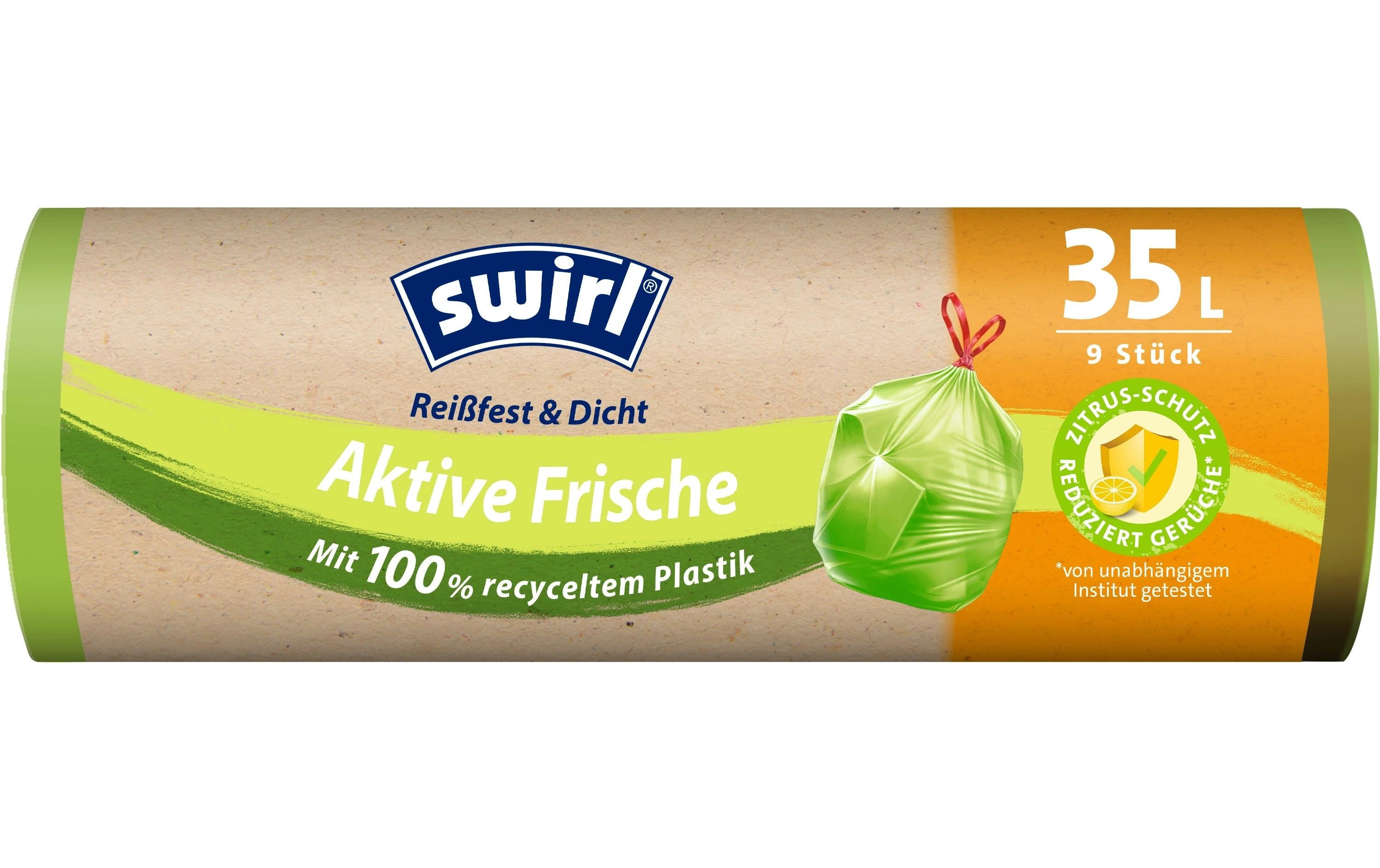 Swirl Anti-Geruch Müllbeutel 35 Liter 9 Stück
