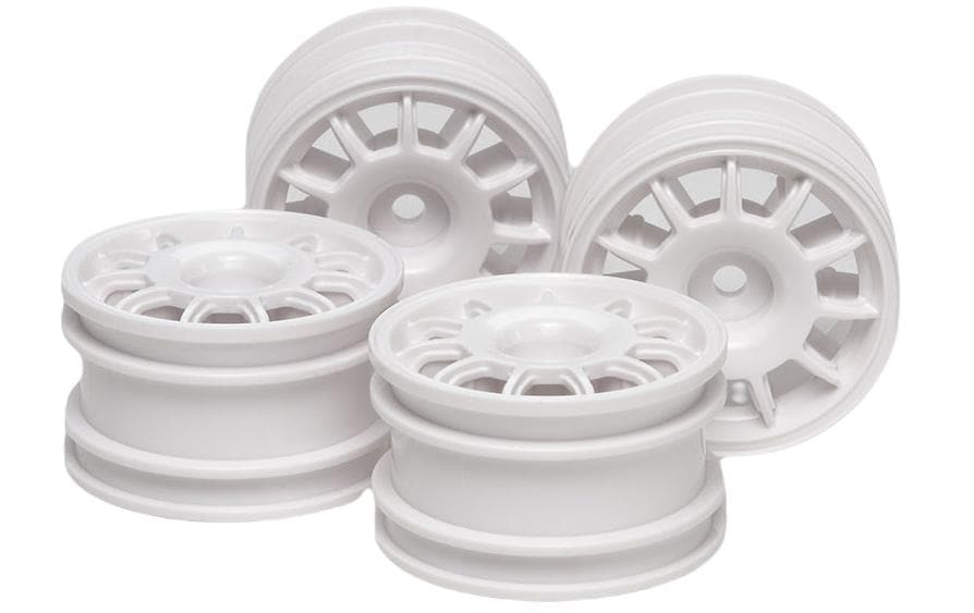 Tamiya 11-Spoke Racing Wheel White 1:10, (4 Stk.), M-Chassis